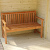 Hardhouten tuinbank Nice