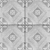 GeoCeramica® 60x60x4 Symbol Block Smoke