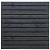 Tuinscherm grenen zwart gespoten, 23-planks (21 + 2) Fulda 180 x 180 cm horizontaal