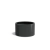 Plantenbak rond zwart aluminium 100x60 cm