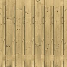 Scherm Vuren bij beton 130x180 cm. 21 planks