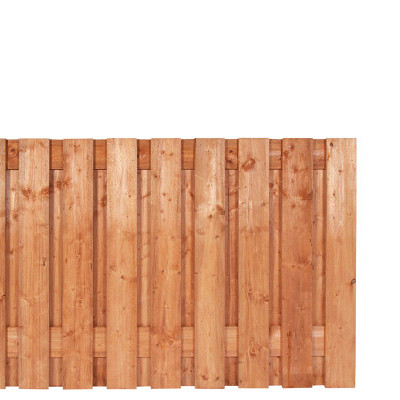 Scherm Coloured Wood Ruw 19 planks 130x180 cm