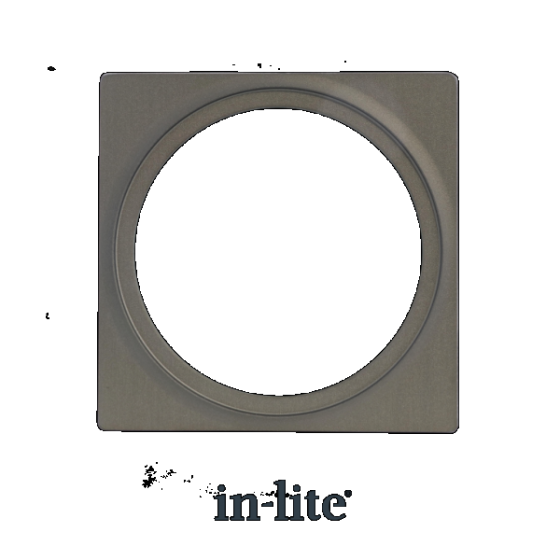 In-Lite PLATE 1 afdekplaat pearl grey geschikt voor Big Flux - Luna