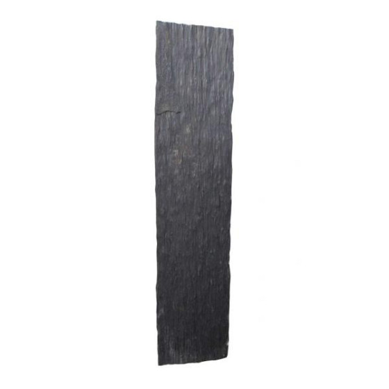 Decoplaat Black Pillar Premium 250x50x3/7 cm 2 gezaagde zijdes
