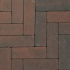 Strackstone+ Dikformaat 21x7x8cm vlak wijnrood/antraciet genuanceerd
