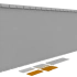 Flexline Borderrand Cortenstaal 56cm lengte 216cm incl. 5 grondnagels en verbindingsset