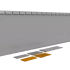 Flexline Borderrand Gegalvaniseerd 40cm lengte 216cm incl. 5 grondnagels en verbindingsset