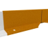 Hardline Borderrand Hoekstuk Cortenstaal 10cm lengte 50cm