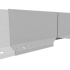 Hardline Borderrand Hoekstuk Gegalvaniseerd 10cm lengte 50cm
