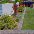 Asian Bluestone opsluitband met facet blauw gezoet 5x15x100cm