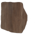Staptegel Flex Stones Ø42x36x2 Holz Marrone