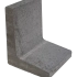 L-element 50x40x40 Grijs