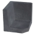 Hoek L-element 40x40x40 Antraciet
