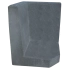 Hoek L-element 50x40x40 Antraciet