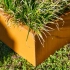 Triangle Plantenbakken Cortenstaal 1800 x 1800 x 400 mm Cortenstaal
