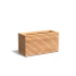 MALAGA RHOMBUS Plantenbakken Hardhout 1200 x 500 x 608 mm