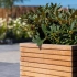 MALAGA RHOMBUS Plantenbakken Hardhout 2000 x 500 x 608 mm