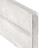 Berton©-motiefplaat smal wit/grijs H26 x D4,8 x L184 cm blokhutprofiel