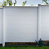 Berton©-motiefplaat smal wit/grijs H26 x D4,8 x L184 cm blokhutprofiel