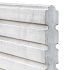 Berton©-motiefplaat smal wit/grijs H26 x D4,8 x L184 cm Deens rabat