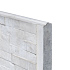Berton©-motiefplaat wit/grijs H36 x D4,8 x L184 cm leisteenmotief