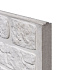 Berton©-motiefplaat wit/grijs H36 x D4,8 x L184 cm romeinsmotief