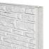 Berton©-motiefplaat wit/grijs H36 x D4,8 x L184 cm Rustico