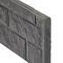 Berton©-motief-vulplaat antraciet H20 x D4,8 x L184 cm rotsmotief