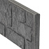 Berton©-motiefplaat smal antraciet H26 x D4,8 x L184 cm romeinsmotief