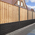 Berton©-motief-vulplaat antraciet gecoat H20 x D4,8 x L184 cm rotsmotief