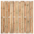Tuinscherm grenen groen geïmpregneerd, 12-planks Rustiek 180 x 180 cm