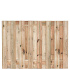 Tuinscherm grenen groen geïmpregneerd, 17-planks (15 + 2) Coevorden 130 x 180 cm