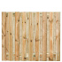 Tuinscherm grenen groen geïmpregneerd, 19-planks (17 + 2) Vasse 150 x 180 cm
