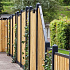 Tuinscherm grenen groen geïmpregneerd, 21-planks (19 + 2) Enschede 180 x 180 cm