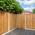 Tuinscherm grenen groen geïmpregneerd, 21-planks (19 + 2) Enschede 180 x 180 cm