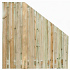 Tuinscherm grenen groen geïmpregneerd, 21-planks (19 + 2) Enschede 180/90 x 180 cm verloop