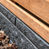Tuinscherm hardhout Bangkirai kunstmatig gedroogd (Rhombusprofiel) Prinsenbeek 180 x 180cm