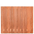 Tuinscherm hardhout kunstmatig gedroogd, 21-planks (19 + 2) Dronten 180 x 150 cm