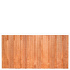 Tuinscherm hardhout kunstmatig gedroogd, 21-planks (19 + 2) Dronten 180 x 90 cm