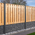 Tuinscherm Red Class Wood, 21-planks (19 + 2) Casablanca 150 x 180 cm