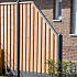 Tuinscherm Red Class Wood, 21-planks (19 + 2) Casablanca 180/90 x 180 cm verloop