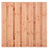Tuinscherm Douglas, fijnbezaagd, 15-planks Meckelenburg 180 x 180 cm