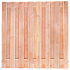 Tuinscherm Douglas, fijnbezaagd, 17-planks (15 + 2) Winterberg 180 x 180 cm