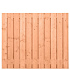 Tuinscherm Douglas, geschaafd, 23-planks (21 + 2) Harz 150 x 180 cm