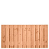Tuinscherm Douglas, geschaafd, 23-planks (21 + 2) Harz 90 x 180 cm