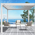 Aluminium overkapping Toronto vrijstaand 300 x 300 x 255 cm wit