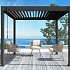 Aluminium overkapping Toronto vrijstaand 300 x 300 x 255 cm antraciet