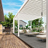 Aluminium overkapping Toronto vrijstaand 360 x 720 x 255 cm wit