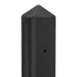 Berton©-paal Amstel LG, antraciet gecoat, diamantkop 10 x 10 x 280 cm T-model