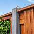 Hardhouten afdeklat voor toogscherm kunstmatig gedroogd 1,2 x 8,8 x 183 cm